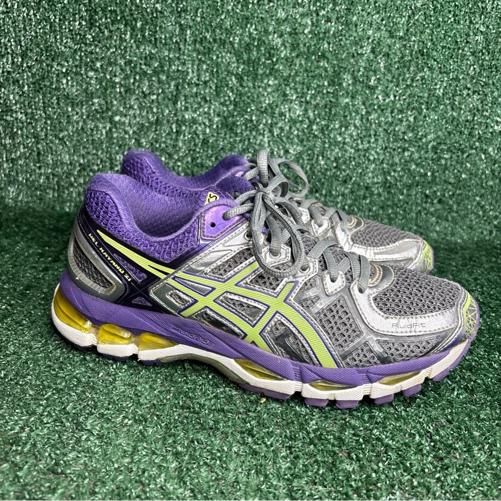 ASICS GEL-Kayano 21 VTG Shoes Womans Size 7.5 Purple Grape Road Running Sneakers
